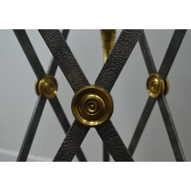 Metal Maitland Smith Plant Stand For Sale - Image 7 of 12