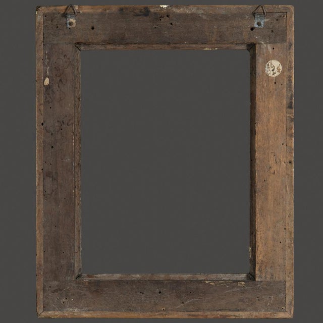 Important “Salvator Rosa” gilded frame late 17th Century Frame with two rows of carvings Original gilding Central Italy...