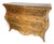 Antique Italian Baroque Style Inlaid Burl Walnut Bombé Commode For Sale