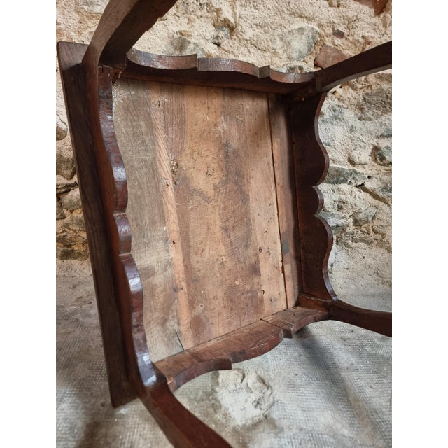 18th Century Provincial Louis XV Oak Side Table For Sale - Image 13 of 14