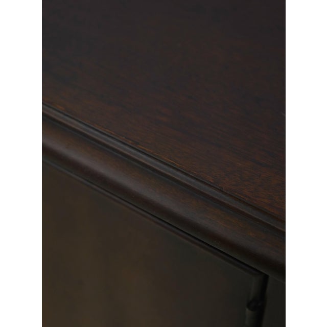 Pair of Drexel Heritage Mahogany Chippendale Style Nightstands For Sale - Image 14 of 18