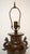 Vintage Patinated Brass Meiji Style Elephant and Dragon Lamp For Sale - Image 11 of 13