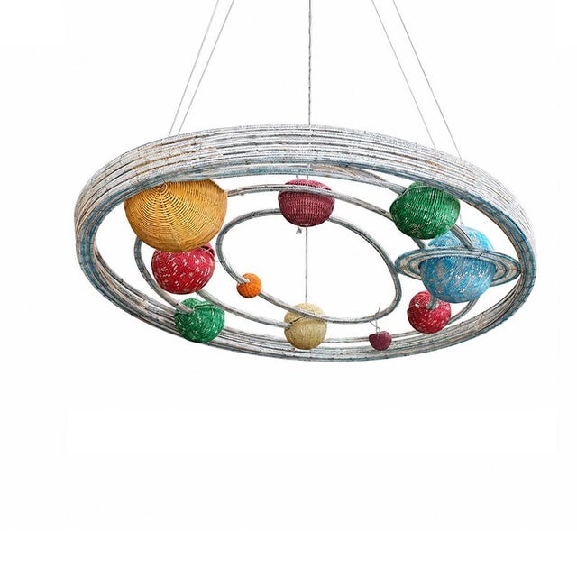 Vintage Solar System Pendant Light, 1980s For Sale - Image 4 of 6