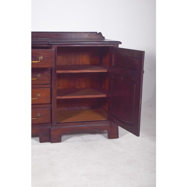 Brown English Vanity Unit with Small Mahogany Top, 1920s For Sale - Image 8 of 13
