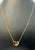 Adjustable 16-18", 18 Karat Rose Gold LOVE pendant, half-paved, 5.4 Gm For Sale - Image 9 of 18