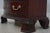 Pair Thomasville 3 Drawer Mahogany Bowfront Nightstands For Sale - Image 12 of 18