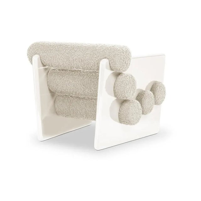 Not Yet Made - Made To Order Charles Cormo Chalk Armchair by Royal Stranger For Sale - Image 5 of 8