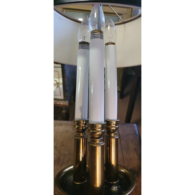 Black Bouillotte Vintage Table Lamp For Sale - Image 8 of 13