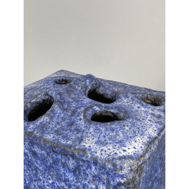 Ceramic Brutalist Studio Ceramic Vase by Kapner, 1973 For Sale - Image 7 of 9