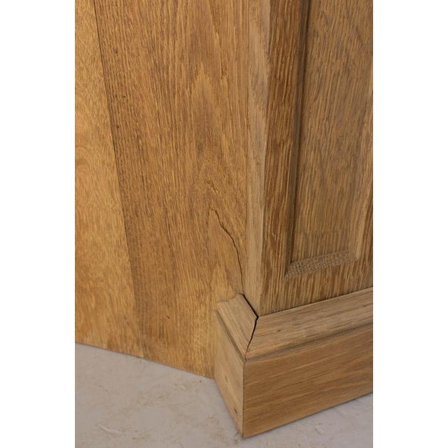 French Massive Fireplace Mantel in Molded Oak, 1890 For Sale - Image 10 of 15
