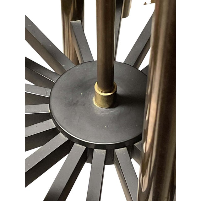 Gaetano Sciolari Vintage Lightolier Brass 36 Light Chandelier by Gaetano Sciolari For Sale - Image 4 of 14
