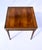 Vintage Baker Furniture French Louis XVI Style Walnut Accent Table Brass Gallery For Sale - Image 9 of 10