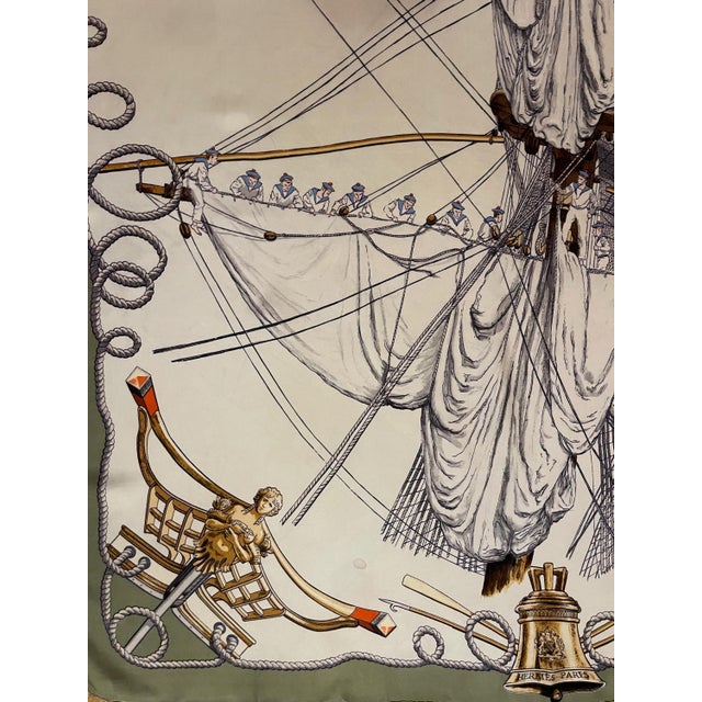 Designed by Philippe Ledoux and first issued in 1961, this scarf pays homage to maritime traditions. The term "gabiers"...