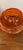 1960s Vintage Murano Style Orange Art Glass Bowl – Sculptural Swirl Ribbed Centerpiece For Sale - Image 5 of 8