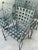 Dark Green Vintage Brown Jordan “Florentine” Scroll Arm Metal Dining Chairs - Set of Four For Sale - Image 8 of 12