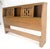 American Walnut Sliding Doors Storage Compartment Full Size Bed Headboard MINT! For Sale - Image 10 of 13