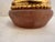 Studio Art Glass Jars With Gold Leaf Tops -a Pair For Sale In Philadelphia - Image 6 of 6
