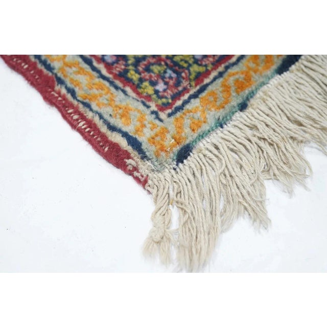 Antique Turkish Tribal Rug 3' x 4'7'' For Sale - Image 4 of 10