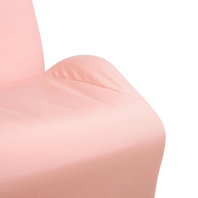 Pink Wink Fabric Armchair with Manual Function by Toshiyuki Kita for Cassina For Sale - Image 8 of 15