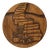 Vintage Carved Wooden Sculptural Relief Wall Plaque, Czechoslovakia, 1940s For Sale