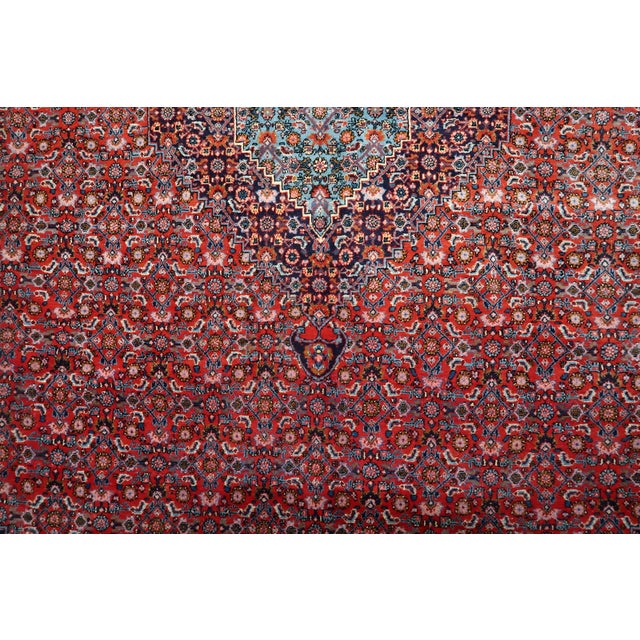 1920s, Antique Persian Bidjar Handmade Rug 7.5' X 10.11' For Sale - Image 12 of 15