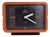 Orange Ato-Mat Table Clock from Junghans for Olympia, 1970s For Sale