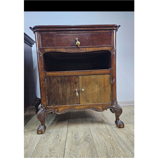 Nightstands with Marble Interiors by Elisabeth Zu Stolberg, Gut Hasselburg, 1930s, Set of 2 For Sale - Image 13 of 17