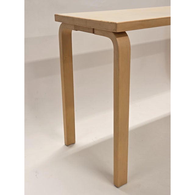 Wood Vintage Desk by Alvar Aalto for Artek, 1960s For Sale - Image 7 of 14