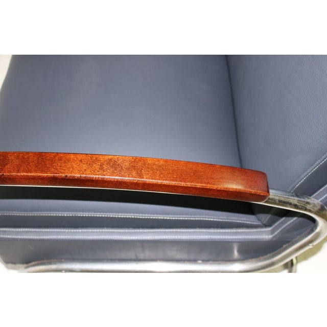 Chrome Tubular Steel S 411 Cantilever Armchair from Thonet, 1930s For Sale - Image 6 of 8