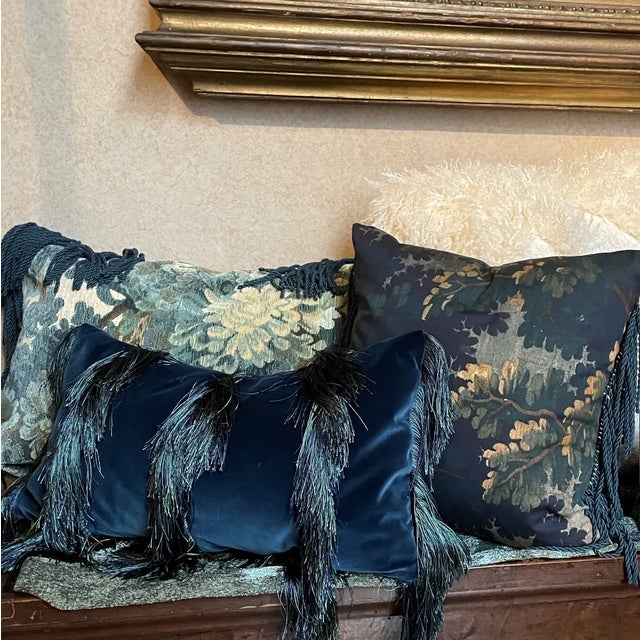 Faye Cushion by Sohil Design For Sale - Image 4 of 5