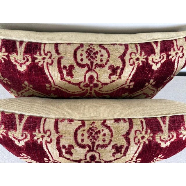 Textile Pair of Italian Brocade Pillows For Sale - Image 7 of 7