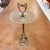 Mid 20th Century Hollywood Regency Pedestal Accent Table With Art Deco Influence For Sale In Los Angeles - Image 6 of 12