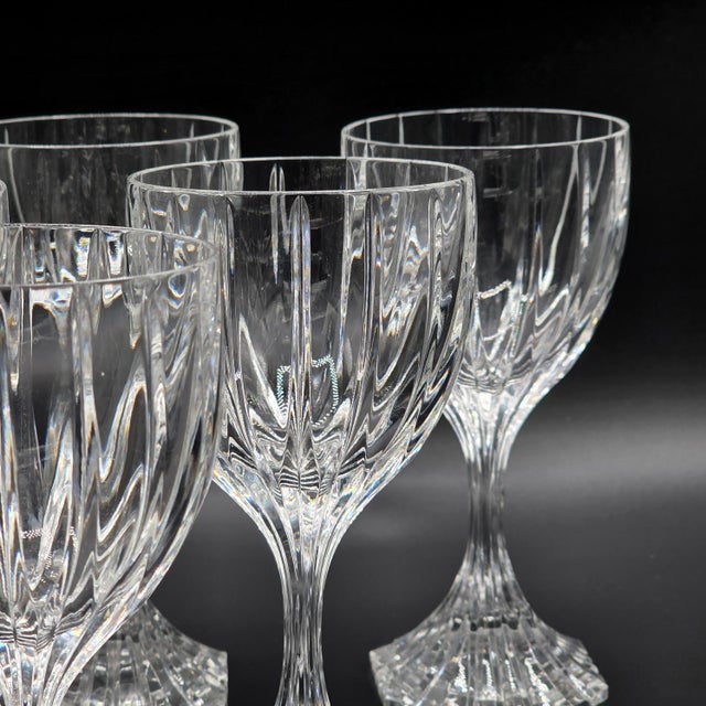 Glass Arnolfo Di Cambio Artica Crystal Wine Glasses, Set of 6 For Sale - Image 7 of 13
