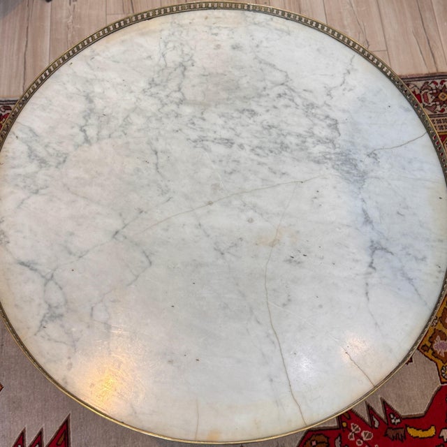 Late 19th Century French Louis XVI Style Bouillotte Table For Sale - Image 9 of 12
