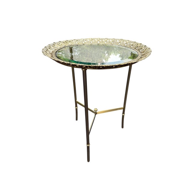 Traditional Marge Carson Attributed Living Room Grand Traditions Chairside Table Grt30-2 For Sale - Image 3 of 8