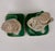 A charming set Bretby Art Pottery figures depicting Mr. Micawber and Uriah Heep from Charles Dickens' David Copperfield,...