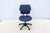 Humanscale Freedom Ergonomic Armless Task Desk Chair in Blue Color Slightly Used For Sale - Image 4 of 18