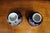 Early 20th Century Pair of Japanese Cobalt Blue Porcelain Vases With Copper Overlay For Sale - Image 5 of 12