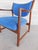 Blue Mid-Century Rosewood Modern Arm Lounge Chair For Sale - Image 8 of 18
