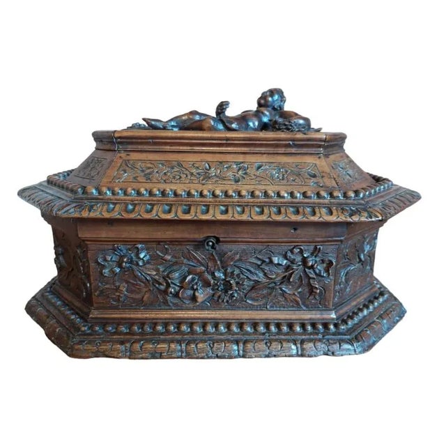 Jewelery Black Forest Box, 1820 For Sale - Image 3 of 9