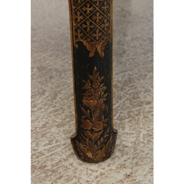 Black Baker Chinoiserie Black and Gold Parquet Chinese Style Coffee Table For Sale - Image 8 of 16