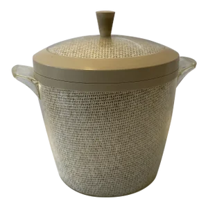 1960s Mid Century Raffia Ware Ice Bucket