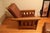 Wood Early 21st Century Amish Made Mission Arts and Crafts Quartersawn Oak Morris Recliner and Ottoman For Sale - Image 7 of 13