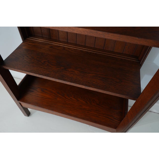 Stickley Stickley Mission Oak Arts & Crafts Antique Bookcase For Sale - Image 4 of 11