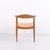 The Chair Model JH503 in Oak with Vegetable-Tanned Natural Leather by Hans J. Wegner, 1960s For Sale - Image 4 of 14
