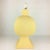 Large Pastel Yellow Ceramic & Earthenware Table Lamp from Faïencerie Charolles, 1980s For Sale - Image 6 of 13