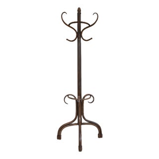 Antique Half Round Bentwood Coat Stand, 1900 For Sale