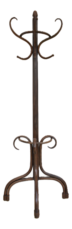 Antique Half Round Bentwood Coat Stand, 1900