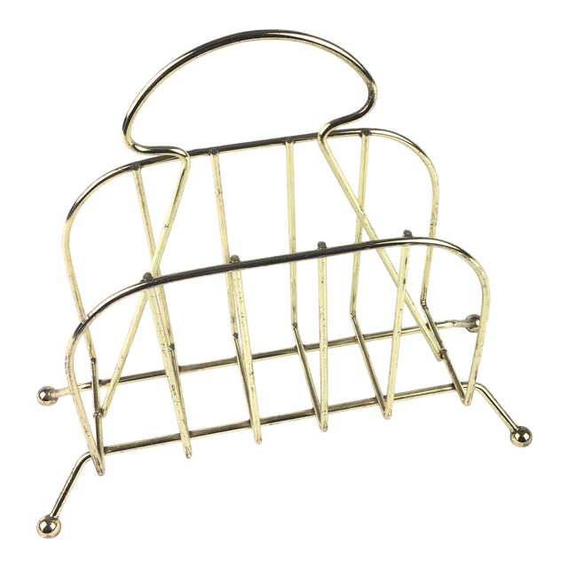 MidCentury Brass Napkin Holder Chairish