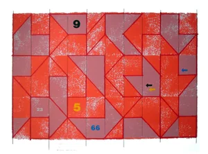 1980, 9 to 5 Silkscreen by Arnold Hoffman Jr.